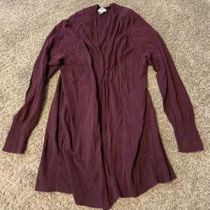 Old navy burgundy cardigan